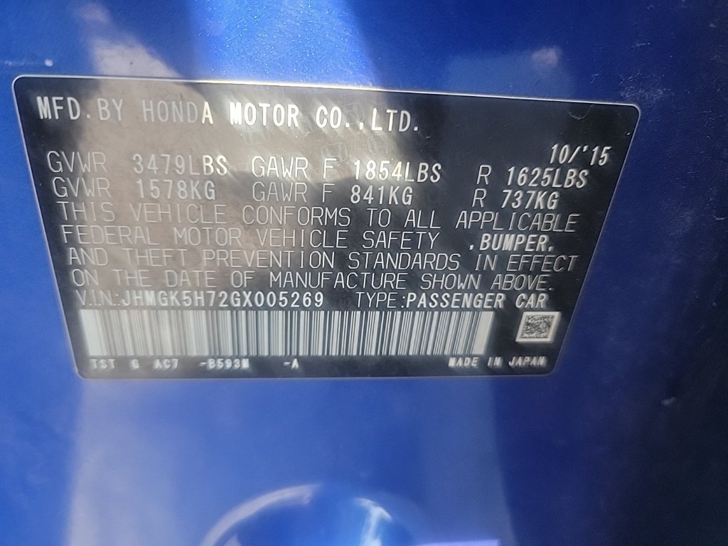 Used 2016 Honda Fit EX image 26