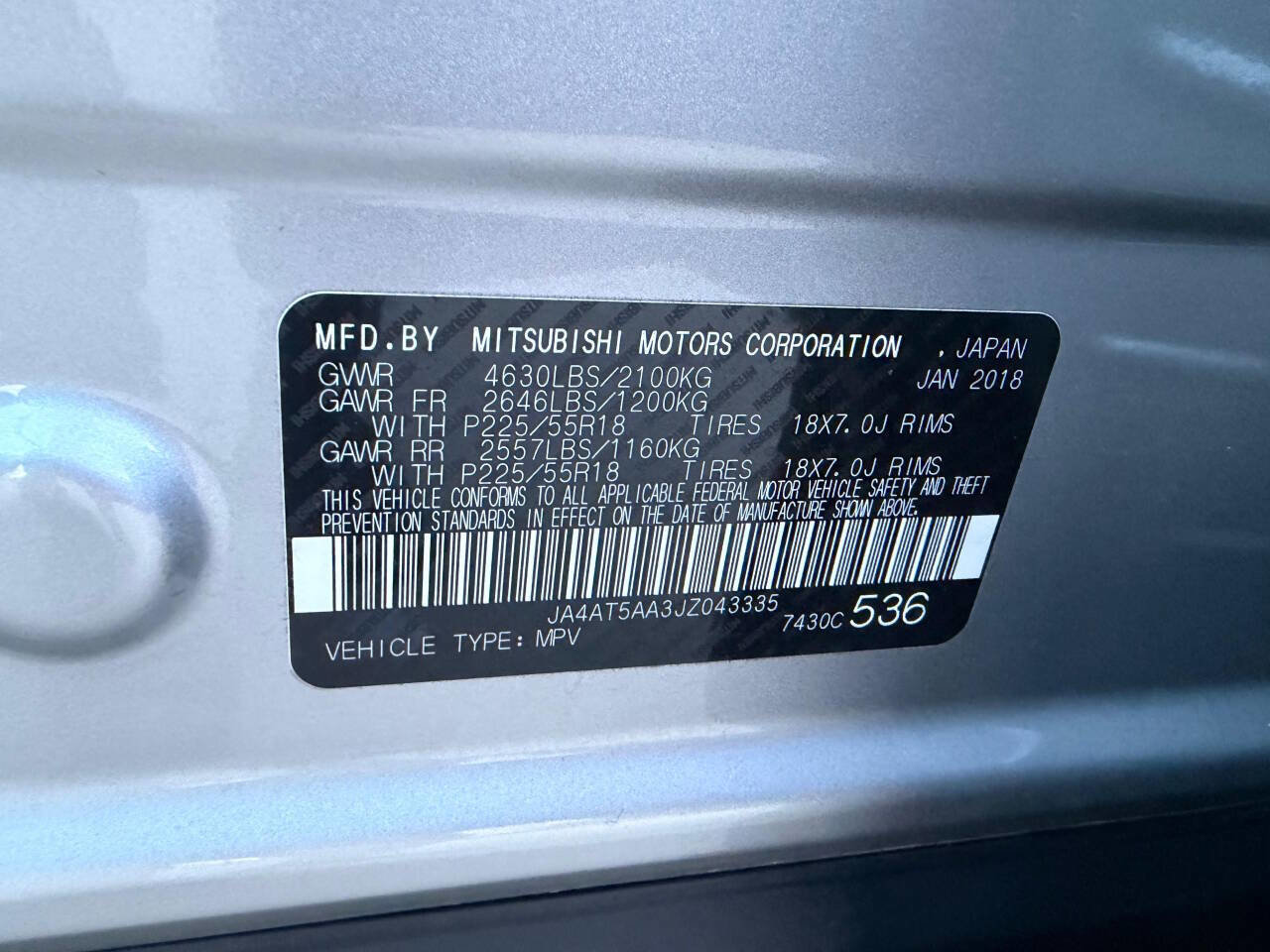 Used 2018 Mitsubishi Eclipse Cross SEL image 35