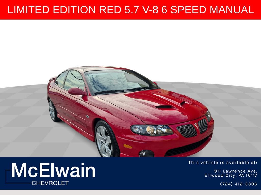 Used 2004 Pontiac GTO w/ Limited Edition Pulse Red