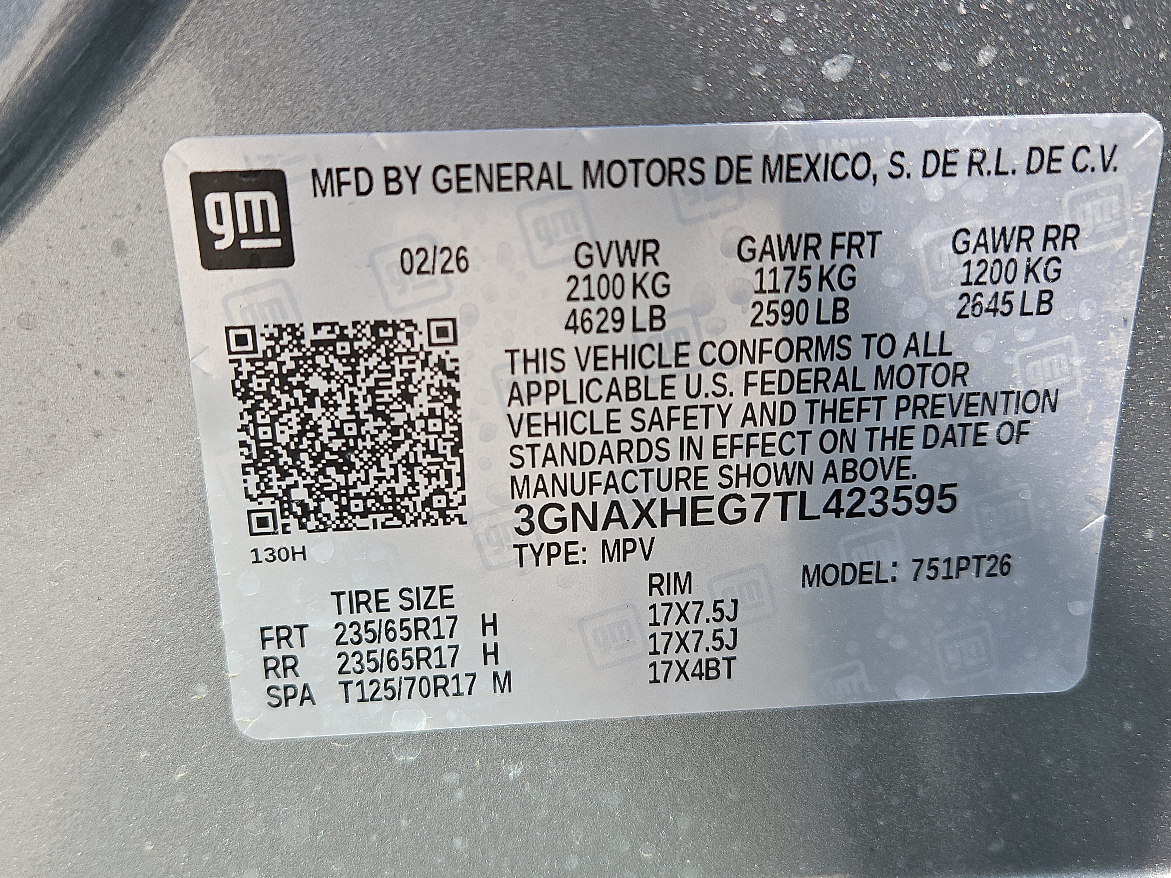 New 2026 Chevrolet Equinox LT w/ Convenience Package II FWD image 21