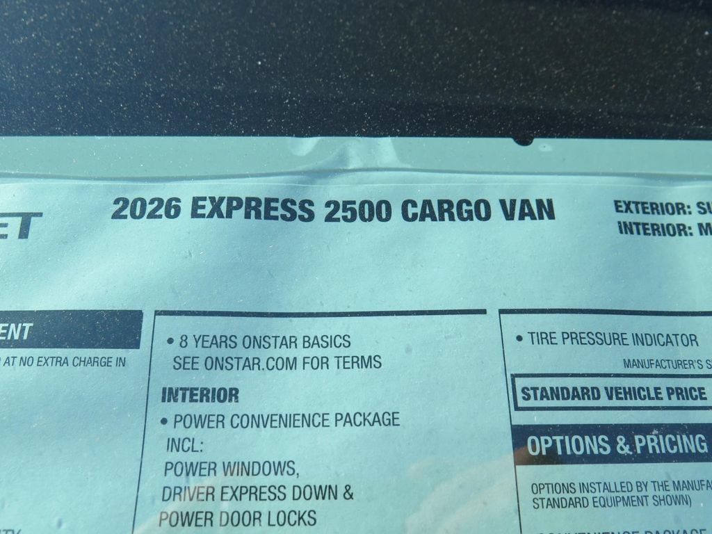 New 2026 Chevrolet Express 2500 w/ Driver Convenience Package RWD image 21