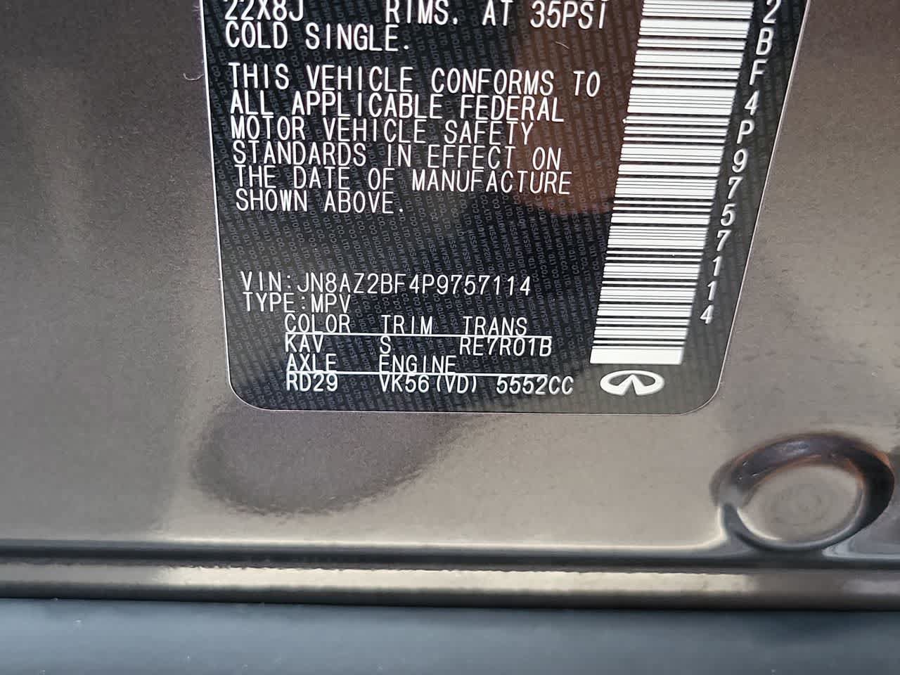 Used 2023 INFINITI QX80 Sensory w/ Cargo Package RWD image 29