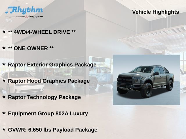 Used 2018 Ford F150 Raptor w/ Equipment Group 802A Luxury image 5