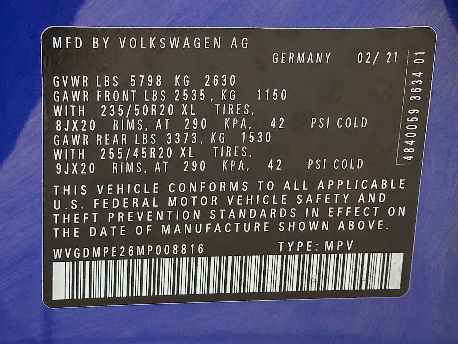 Used 2021 Volkswagen ID.4 1st Edition RWD image 29