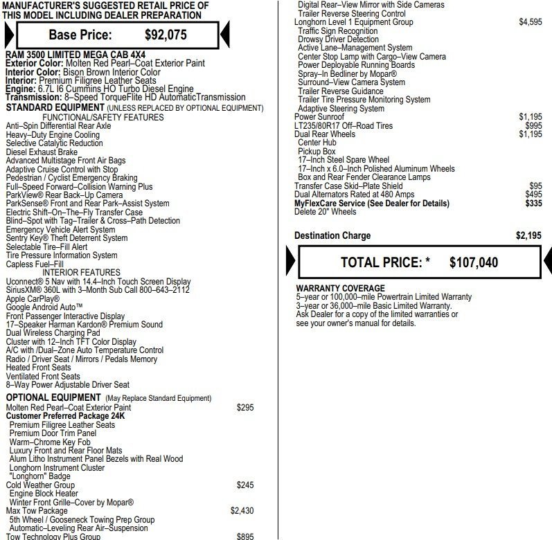 Used 2026 RAM 3500 Longhorn image 2