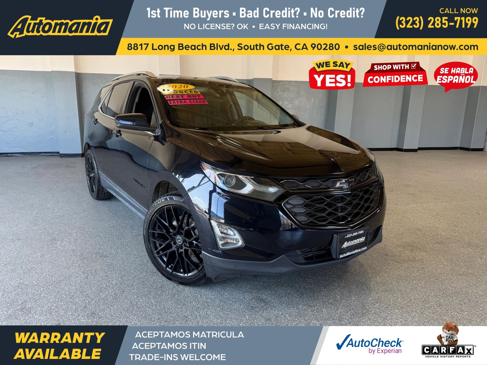 Used 2020 Chevrolet Equinox LT FWD image 1