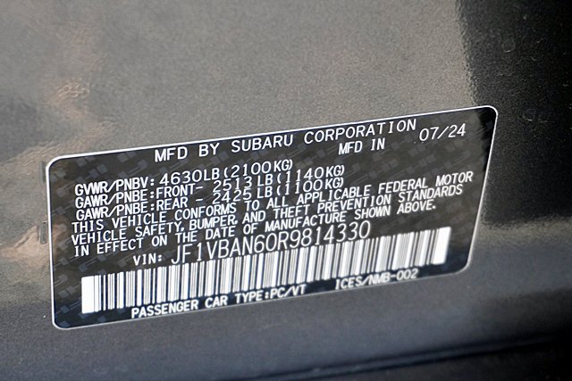 Used 2024 Subaru WRX Limited AWD/4WD image 35