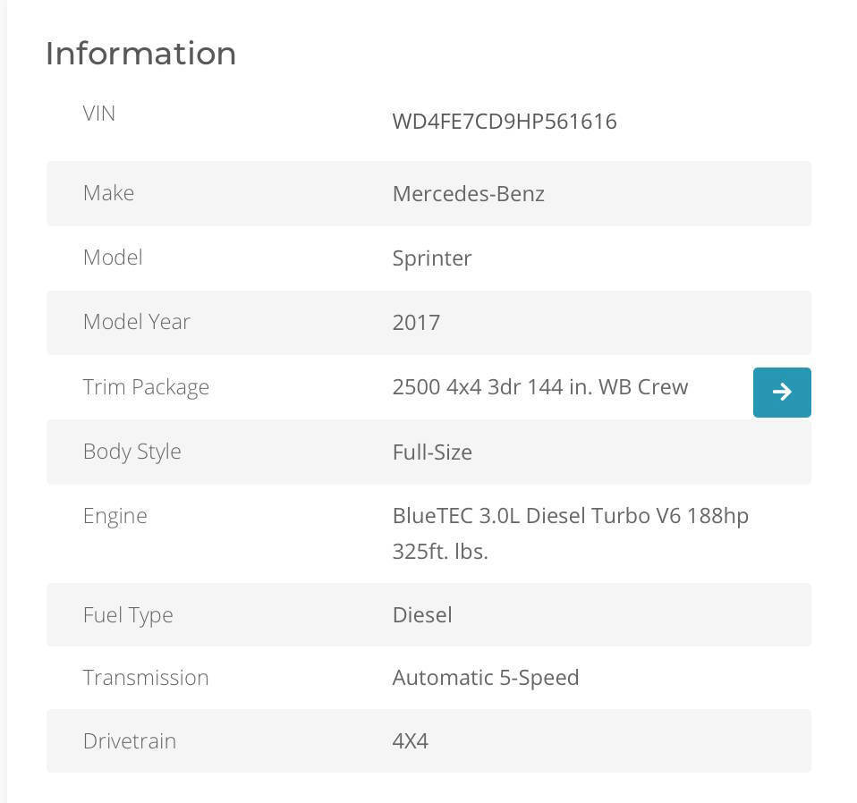 Used 2017 Mercedes-Benz Sprinter 2500 image 17