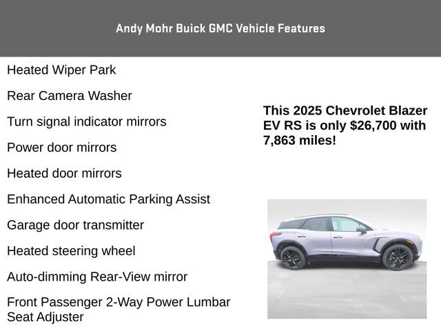 Used 2025 Chevrolet Blazer EV RS w/ Super Cruise Package image 14