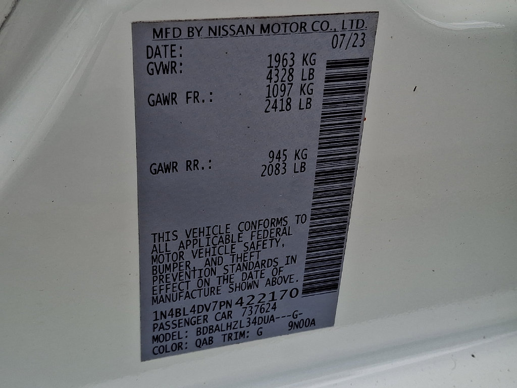 Used 2023 Nissan Altima 2.5 SV FWD image 26