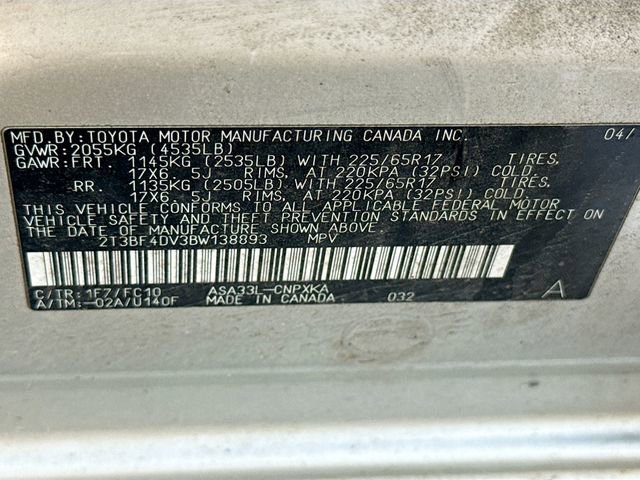 Used 2011 Toyota RAV4 4WD w/ Base L4 Extra Value Pkg image 18