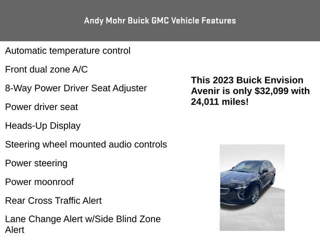 Used 2023 Buick Envision Avenir AWD/4WD image 12