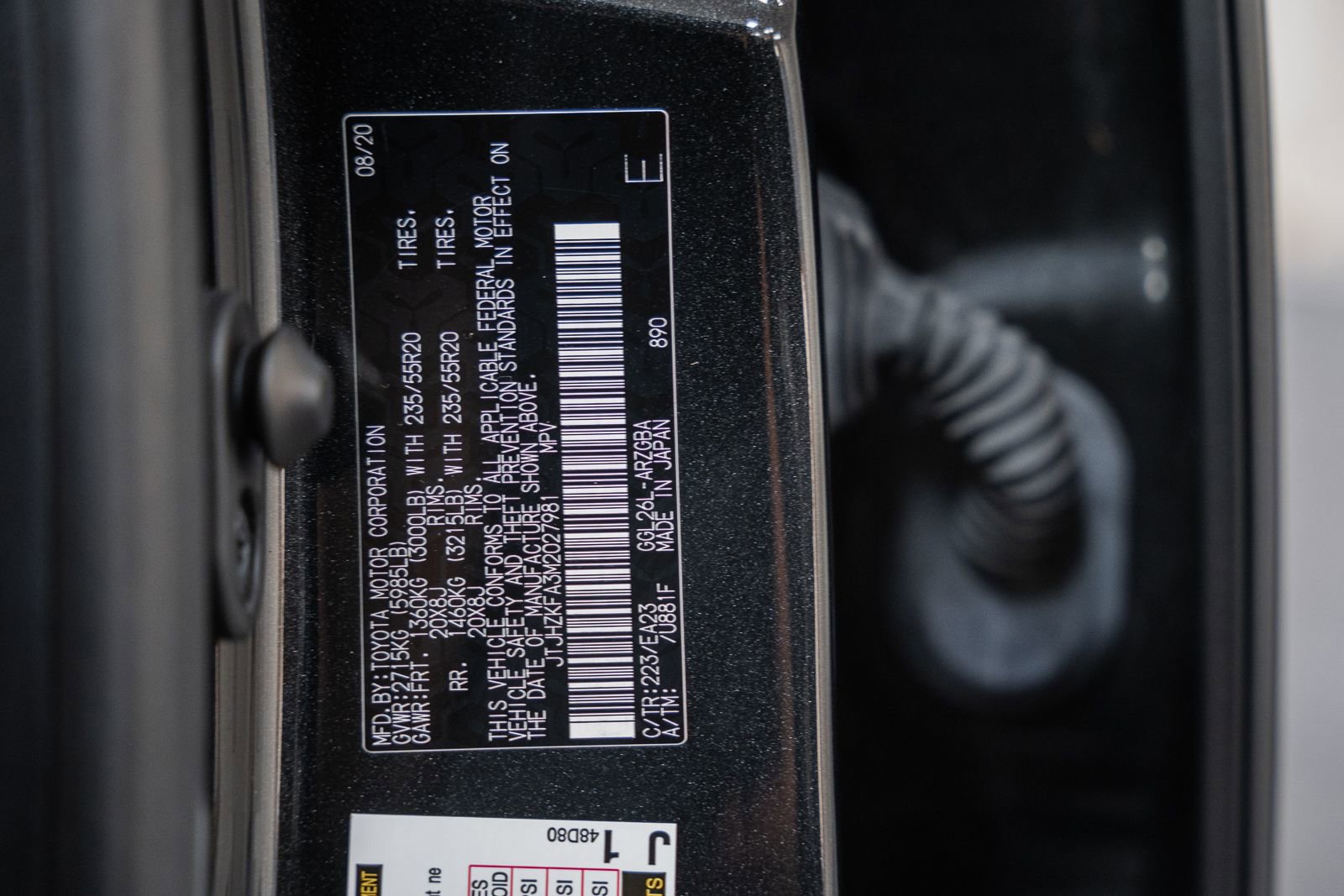 Used 2021 Lexus RX 350L Premium w/ Premium Package image 53