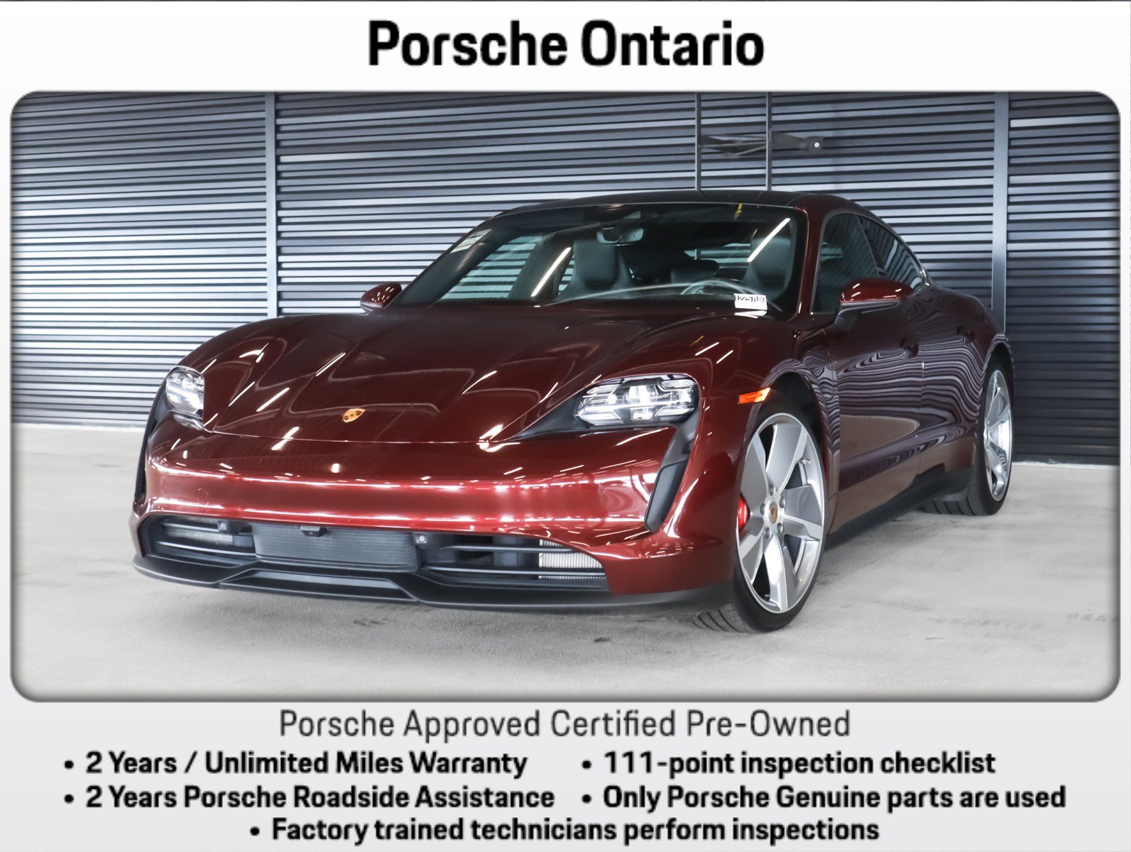 Certified 2021 Porsche Taycan 4S