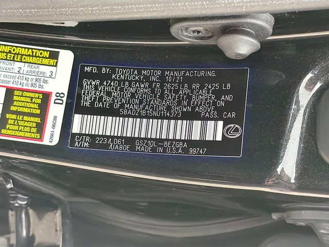 Used 2022 Lexus ES 350 w/ Premium Package FWD image 44