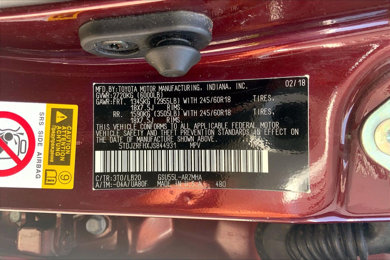 Used 2018 Toyota Highlander XLE AWD/4WD image 38