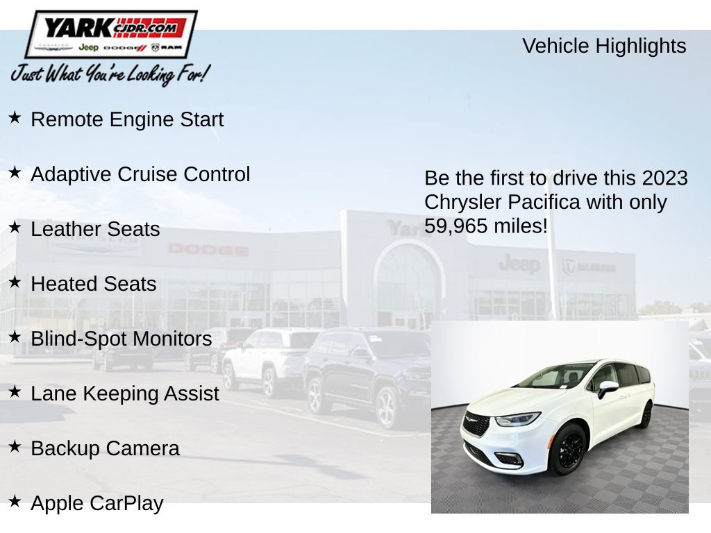 Certified 2023 Chrysler Pacifica Touring-L FWD image 12