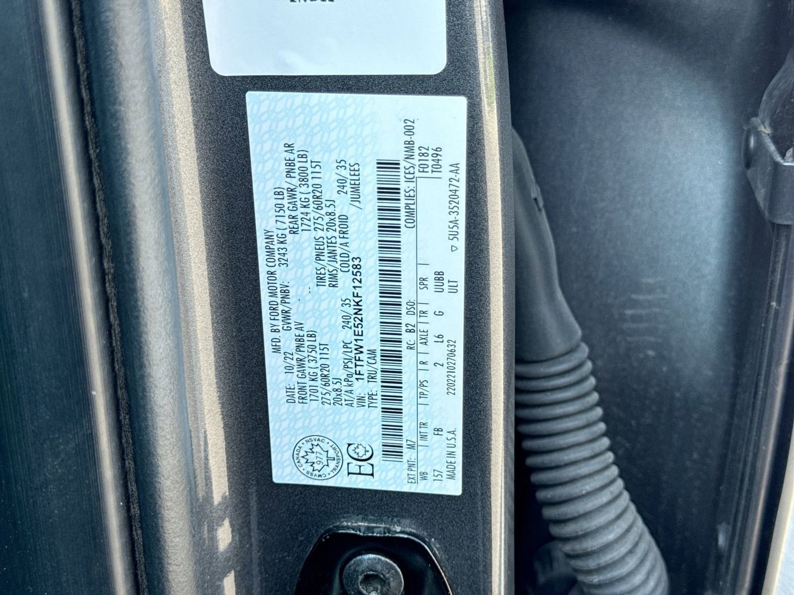 Used 2022 Ford F150 XLT w/ Equipment Group 302A High AWD/4WD image 40