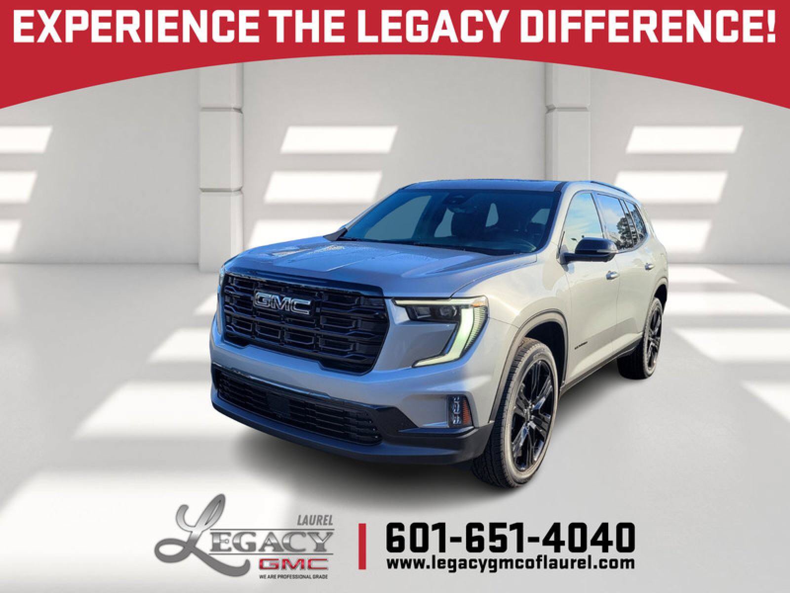 New 2026 GMC Acadia Elevation w/ Black Edition