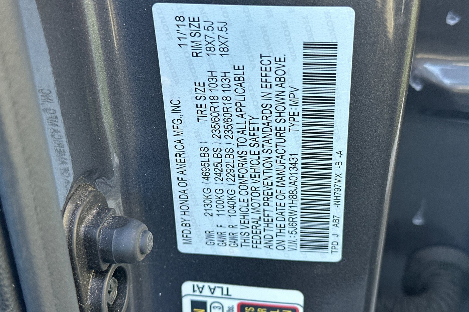 Used 2018 Honda CR-V EX-L image 27