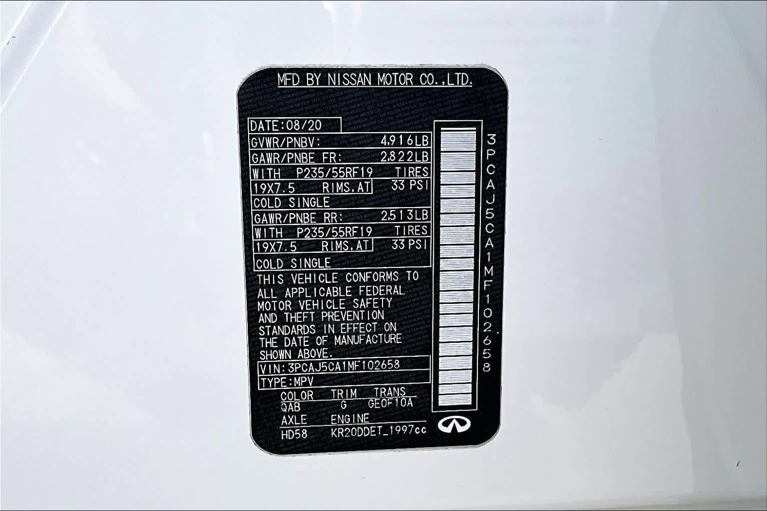 Used 2021 INFINITI QX50 Essential w/ Convenience Package FWD image 34