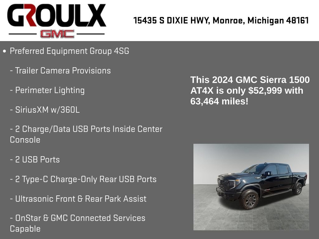 Used 2024 GMC Sierra 1500 AT4X AWD/4WD image 32
