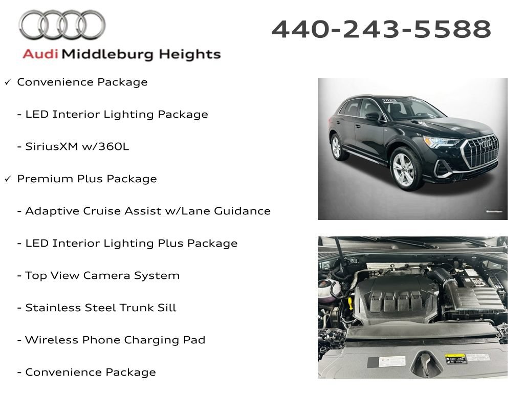 Certified 2023 Audi Q3 2.0T Premium Plus w/ Premium Plus Package AWD/4WD image 12