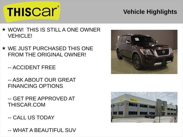 Used 2017 Nissan Armada Platinum w/ Interior Lighting Package image 9