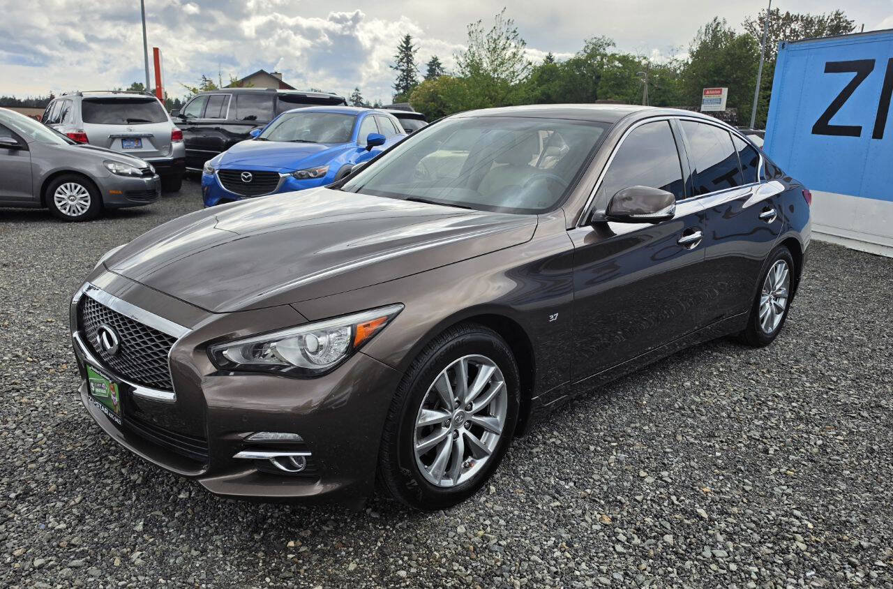 Used 2014 INFINITI Q50 Premium w/ Deluxe Touring Package AWD/4WD image 3
