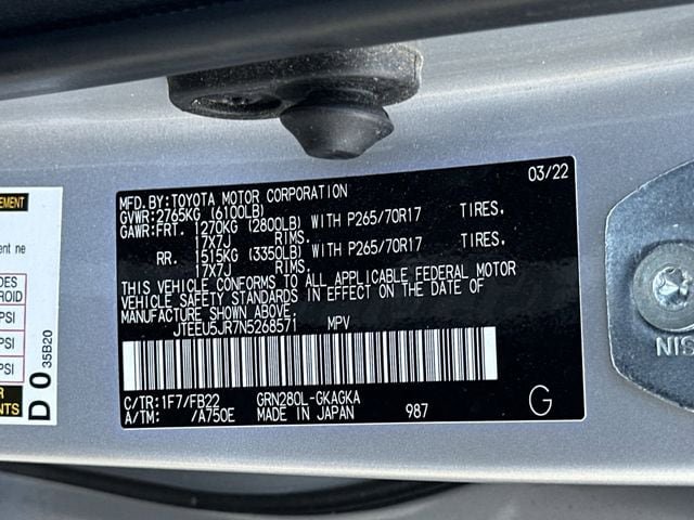 Used 2022 Toyota 4Runner SR5 RWD image 34
