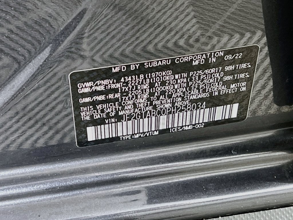 Used 2023 Subaru Crosstrek 2.0i AWD/4WD image 25