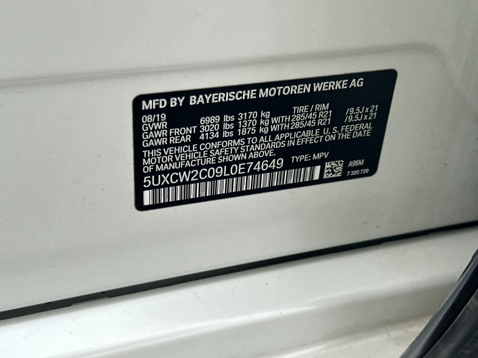 Used 2020 BMW X7 xDrive40i w/ Premium Package AWD/4WD image 33