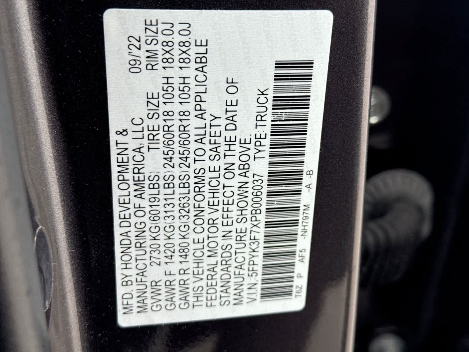 Used 2023 Honda Ridgeline RTL-E image 38