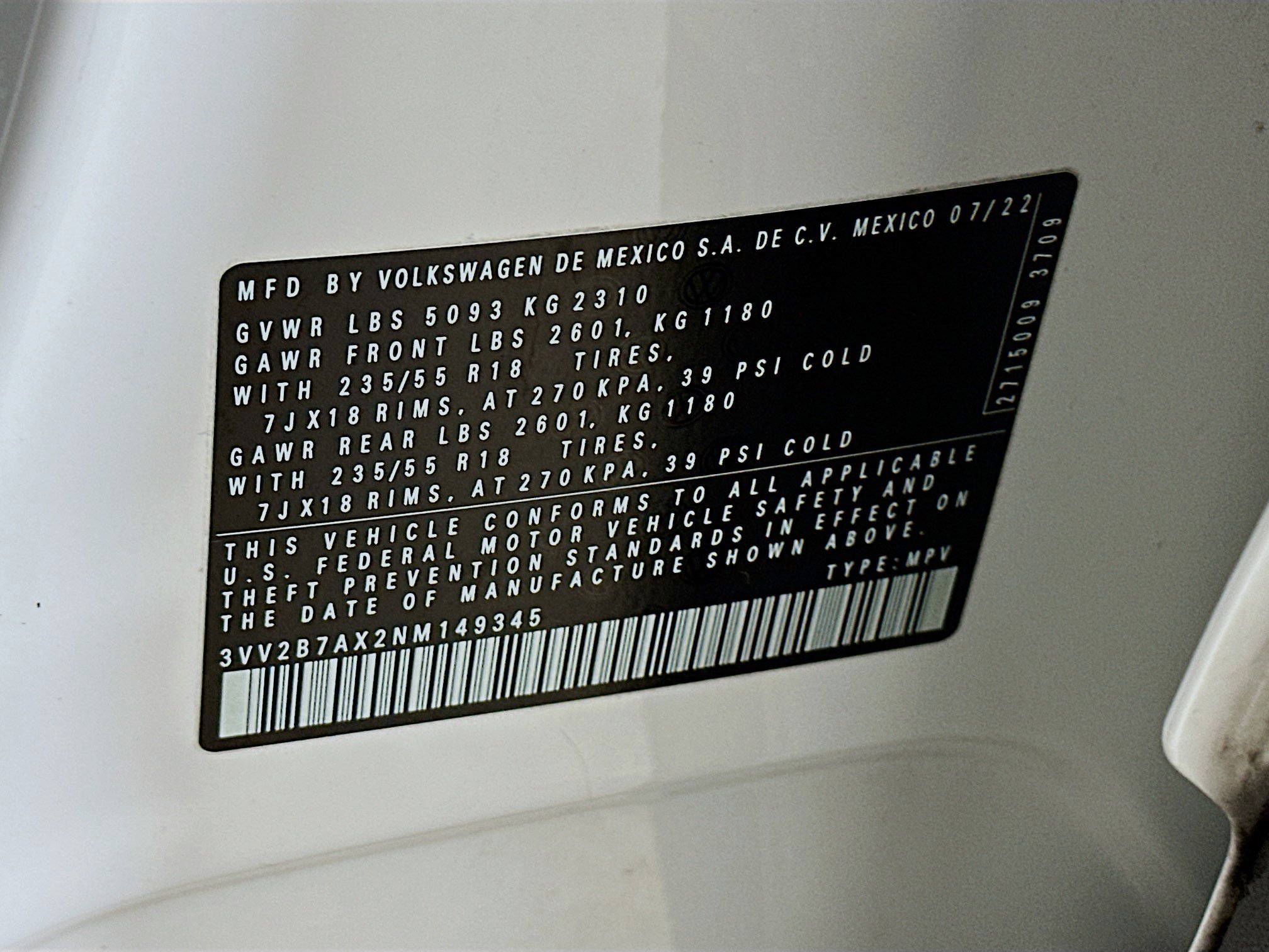 Used 2022 Volkswagen Tiguan SE image 12