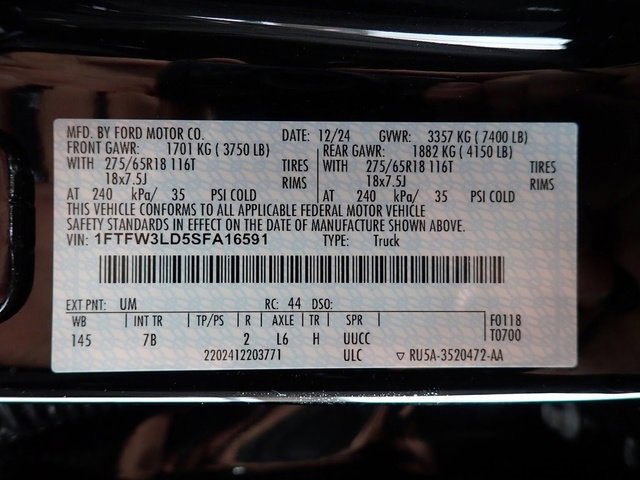 Used 2025 Ford F150 XLT w/ Equipment Group 302A MID image 13