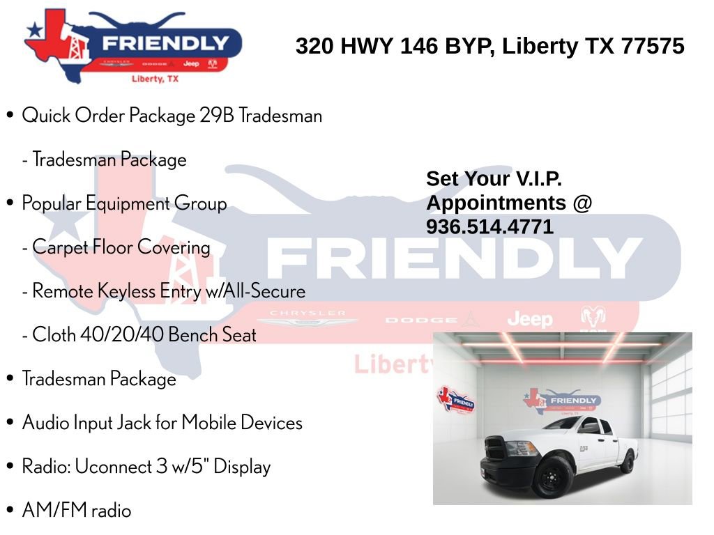 Used 2022 RAM 1500 Tradesman w/ Popular Equipment Group RWD image 5