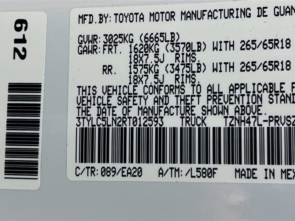 Certified 2024 Toyota Tacoma TRD Sport w/ TRD Sport Premium Package AWD/4WD image 28