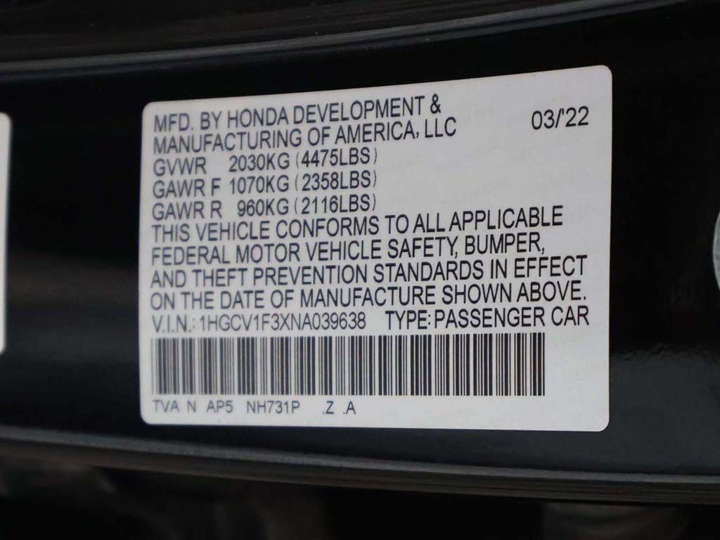 Used 2022 Honda Accord Sport image 47