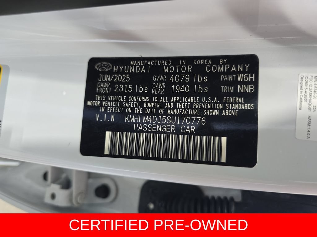 Certified 2025 Hyundai Elantra Hybrid FWD image 35