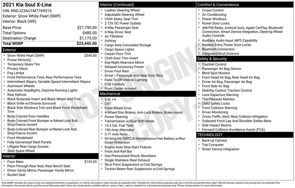 Certified 2021 Kia Soul X-Line FWD image 12