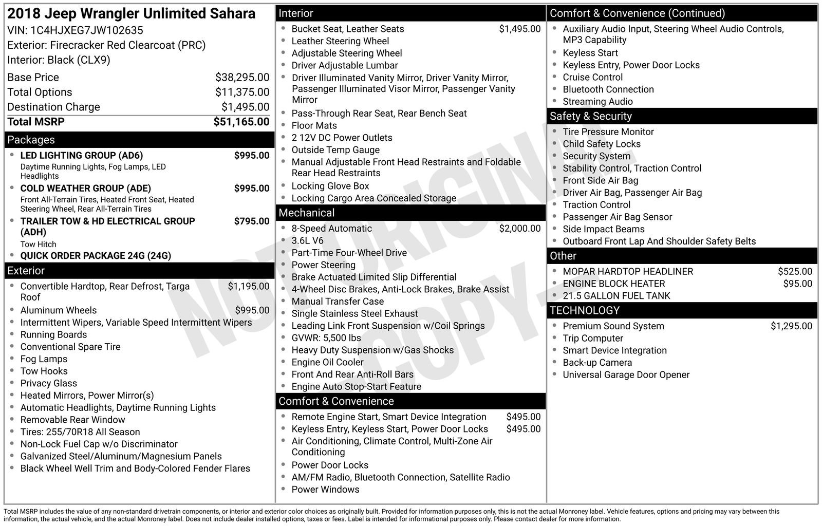 Used 2018 Jeep Wrangler Unlimited Sahara w/ Cold Weather Group image 3