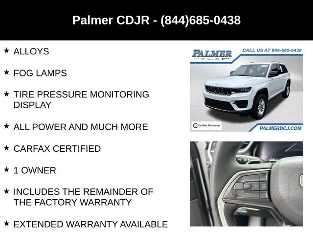 Certified 2023 Jeep Grand Cherokee Laredo AWD/4WD image 18