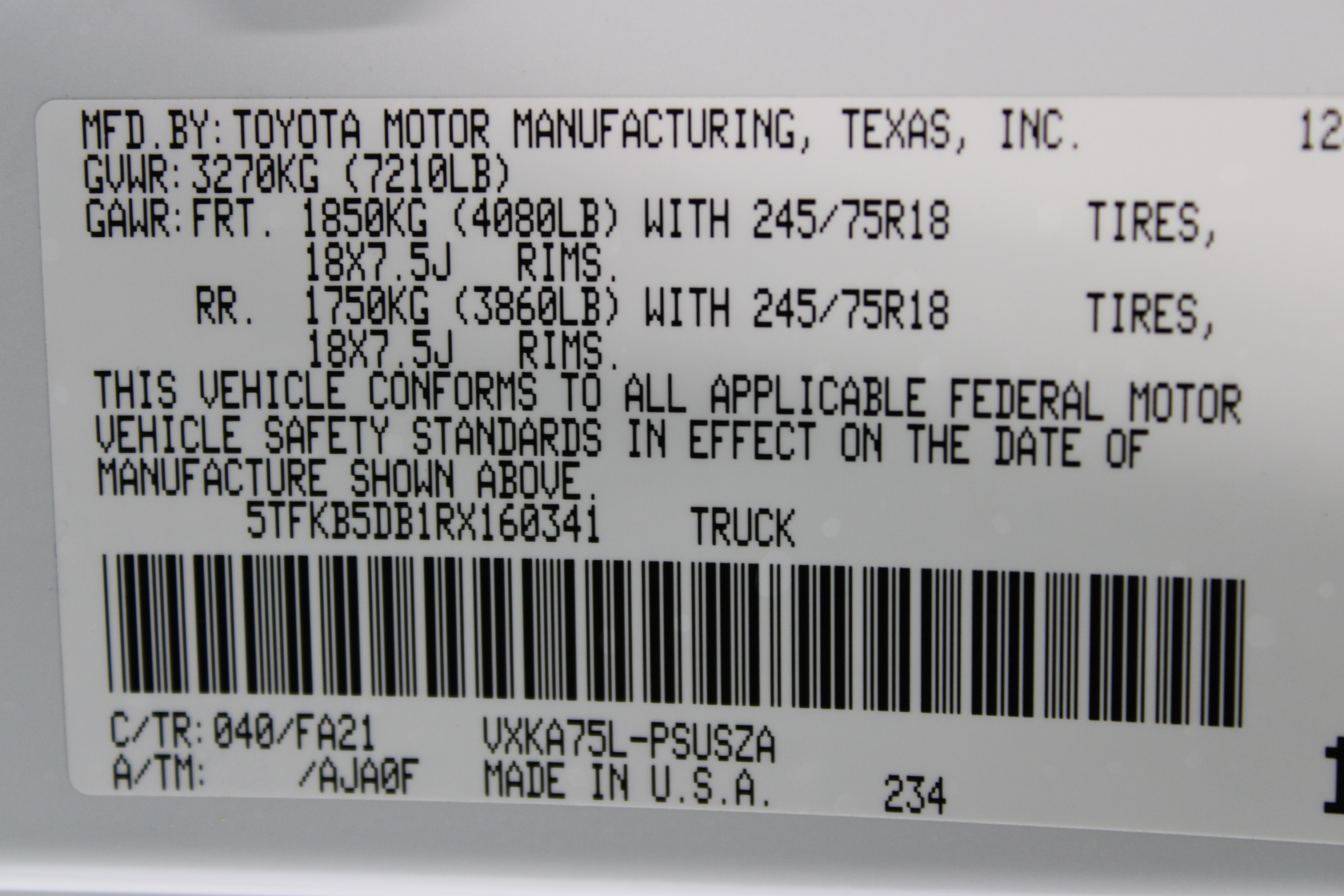 Used 2024 Toyota Tundra SR w/ SR Tow Package AWD/4WD image 40