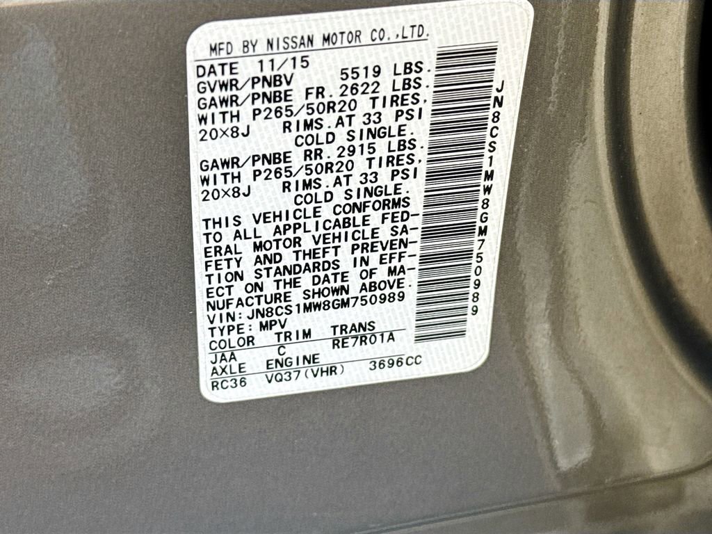 Used 2016 INFINITI QX70 AWD w/ Premium Package image 25