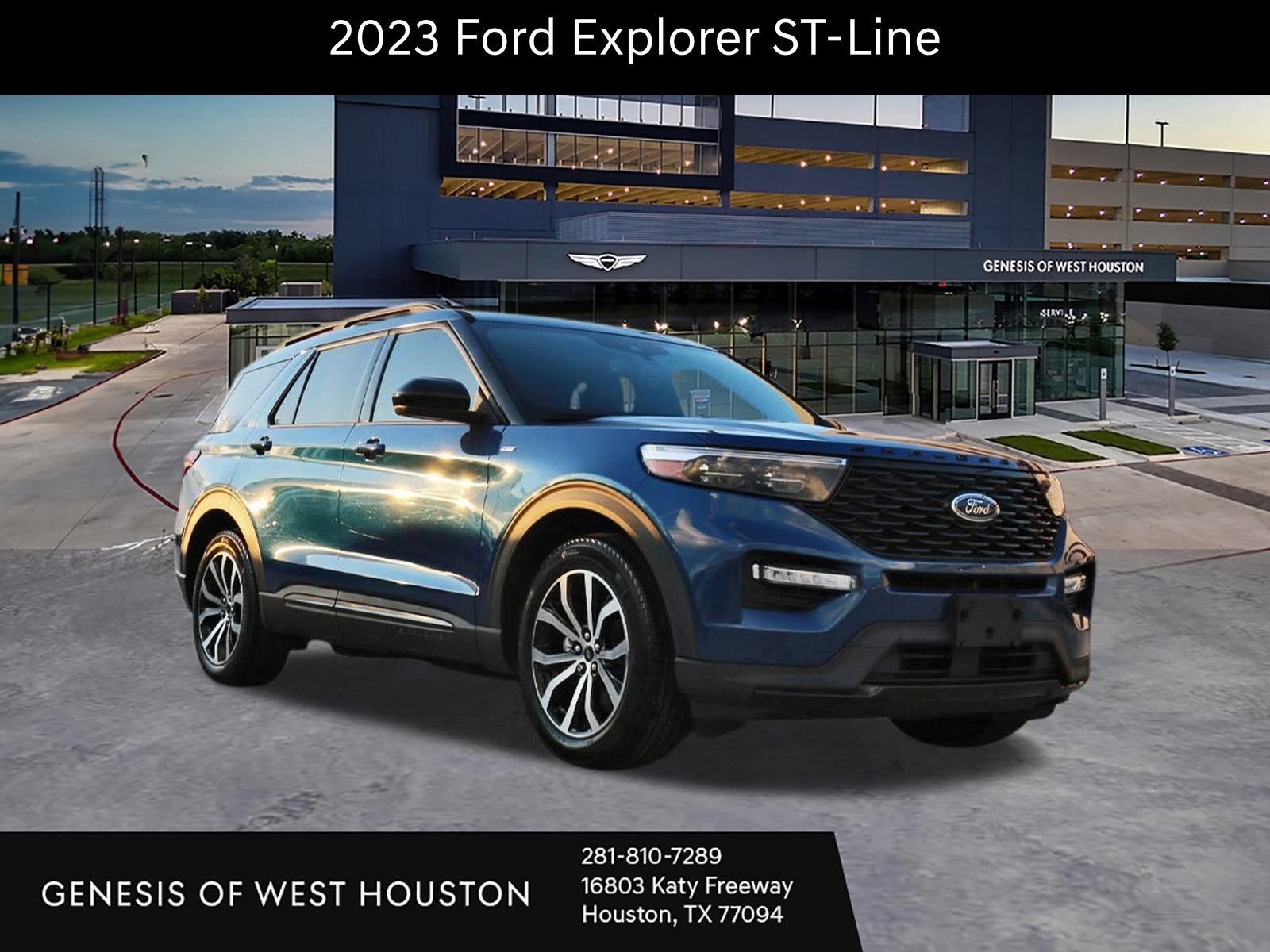 Used 2023 Ford Explorer ST-Line w/ Class IV Trailer Tow Package