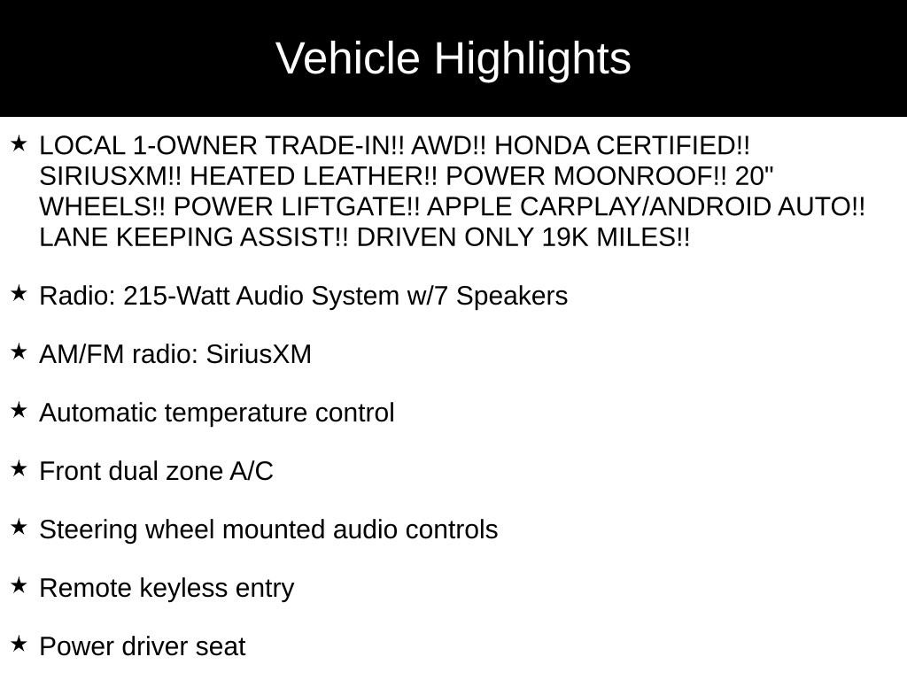 Certified 2025 Honda Passport EX-L image 39