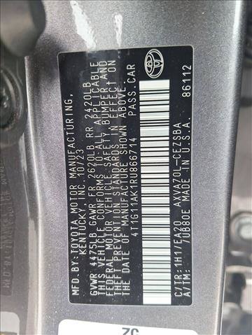 Certified 2024 Toyota Camry SE FWD image 21