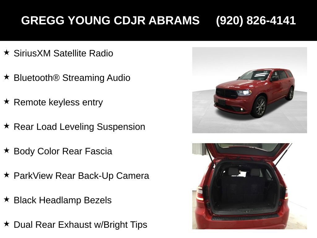 Used 2016 Dodge Durango SXT w/ Quick Order Package 23B image 37