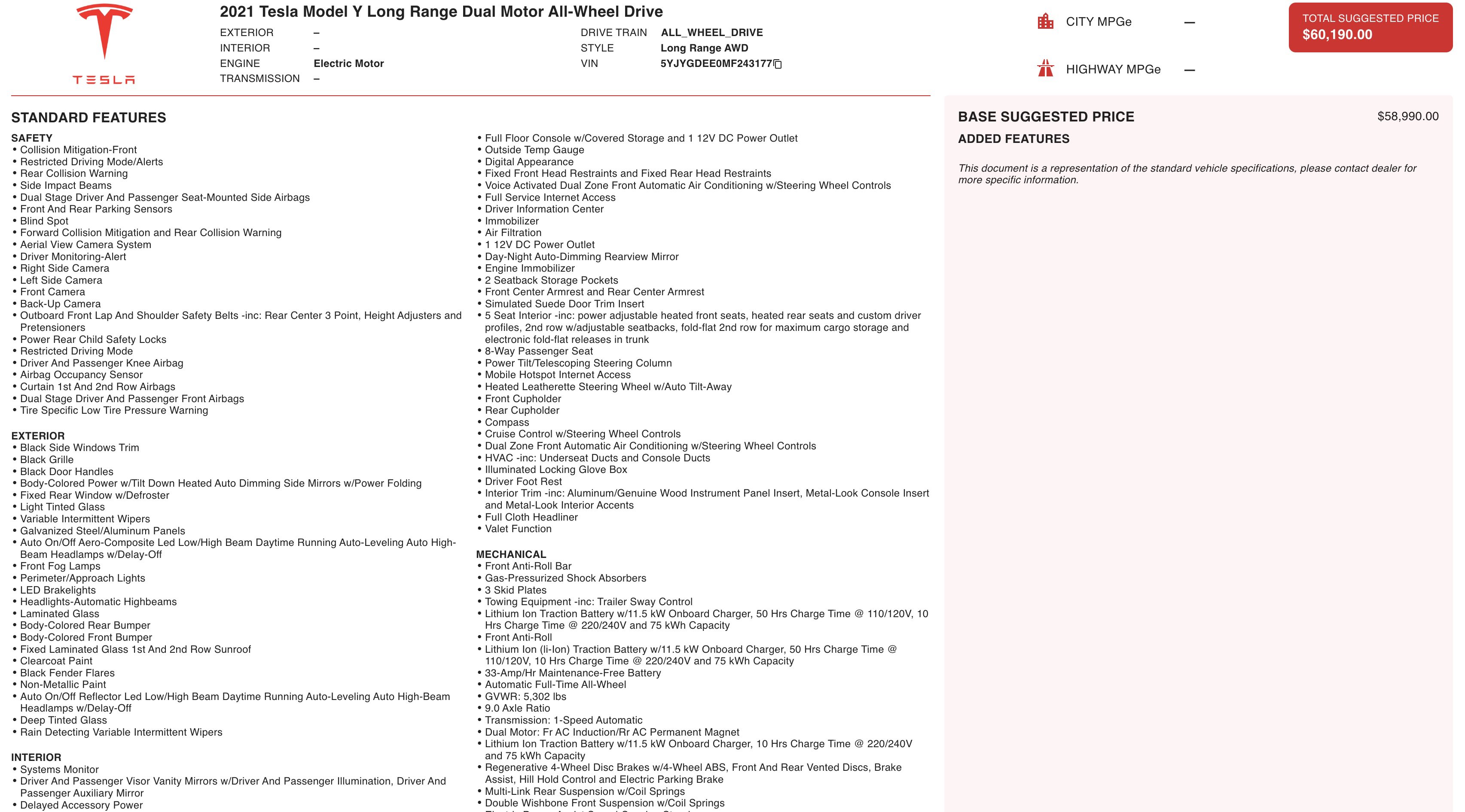 Used 2021 Tesla Model Y Long Range image 2