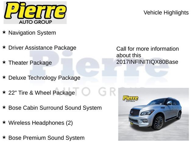 Used 2017 INFINITI QX80 4WD w/ Deluxe Technology Package image 7